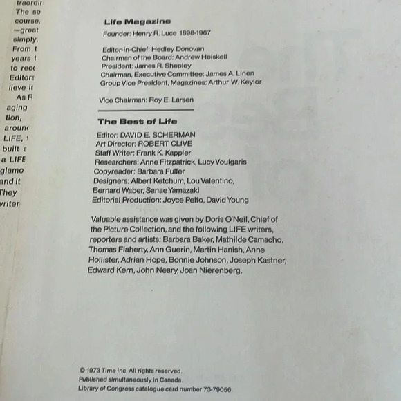 The Best of Life Hardcover Book 1973 - Magazine Vintage Coffee Table Book - Picture 4 of 5